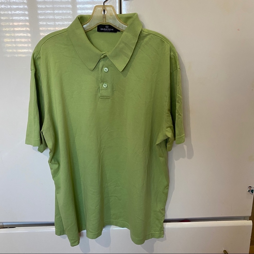 Bugatchi uomo green polo